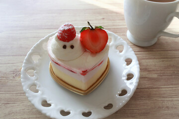 ケーキとコーヒー