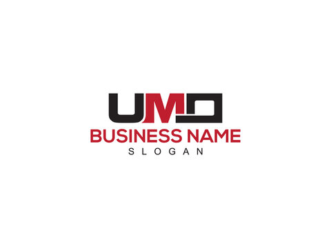 Colorful UMO Logo Icon Design, Three Alphabet umo Logo Letter For Any Type Of Business