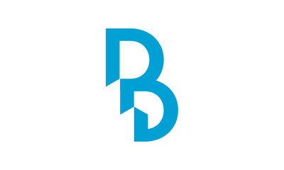 Creative initial letter B with a building logo. suitable for real estate and construction companies