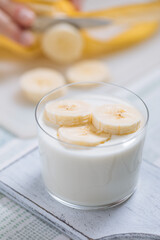 Healthy banana meal