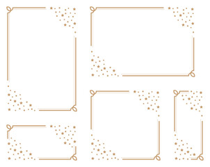 Decorative frame.A frame that gave a change in size to the same design.Good frame for a4 size paper.Certificate frame.