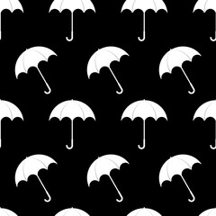 Seamless pattern for background and wallpaper. Modern style abstract texture. vector formats.  White umbrella pattern.