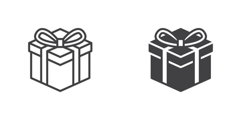 Gift box icon