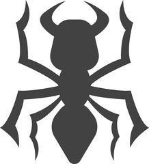animal silhouettes isolated on transparent background