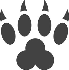 animal silhouettes isolated on transparent background