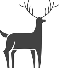 animal silhouettes isolated on transparent background