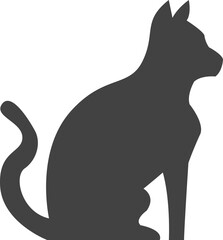 animal silhouettes isolated on transparent background