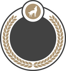 Vintage Retro Logo isolated on transparent background