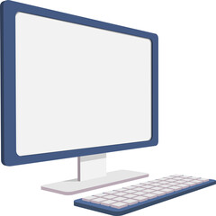 laptop on transparent background