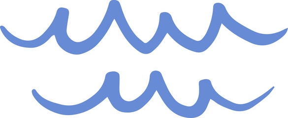 summer illustration on transparent background