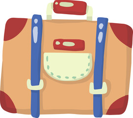 summer illustration on transparent background