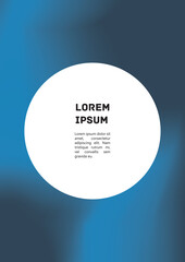 Vector Gradient Colorful Cover. Holographic Abstract Background Poster Design Template.