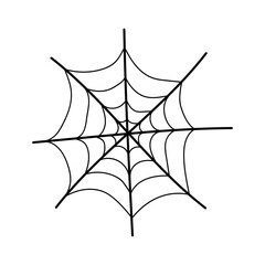 cobweb in doodle style