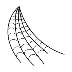 cobweb in doodle style