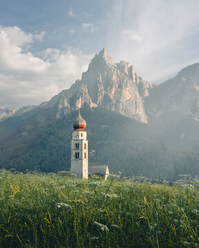 St. Valentin Church near Seiser Alm