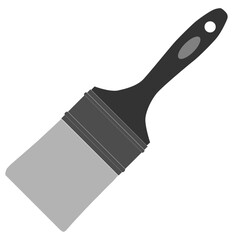 Paint brush with black and white vector 
