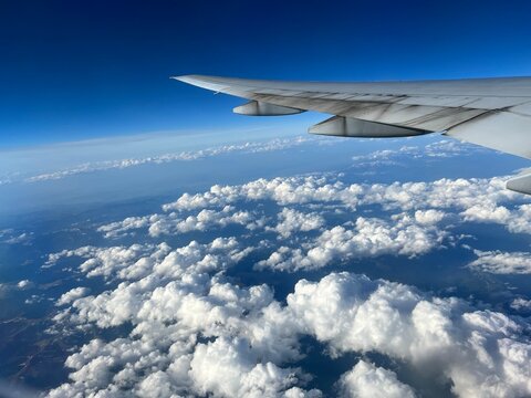view from airplane window