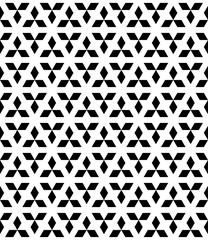 Vector seamless pattern with geometric rhombus 