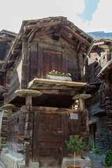 Fototapeta na wymiar Vieux village de Zermatt