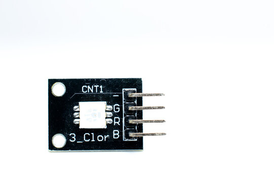 Arduino interfacing with RGB LED, robotics, arduino board, UNO, flat design, electronics prototyping, automatic lighting system.