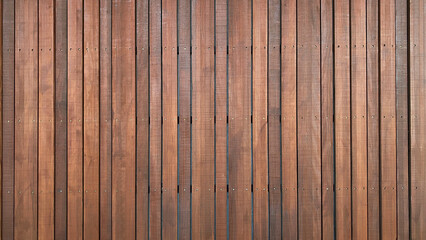 Close-up of cedar wood cladding wall planks