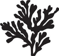 Obraz premium seaweed silhouette