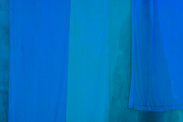 Blue cloths