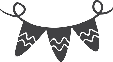 Christmas illustration on transparent background