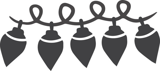 Christmas illustration on transparent background