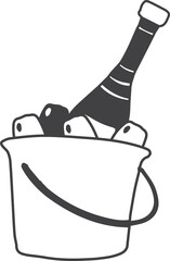 Party icon isolated on transparent background