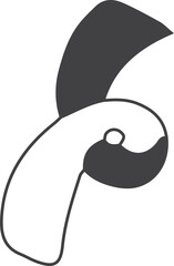 Party icon isolated on transparent background