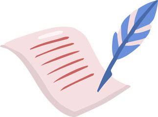 love and valentine illustration on transparent background