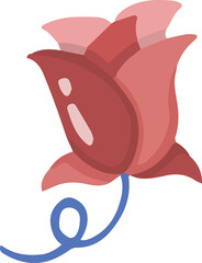 love and valentine illustration on transparent background