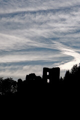 Obraz premium the ruins of a castle