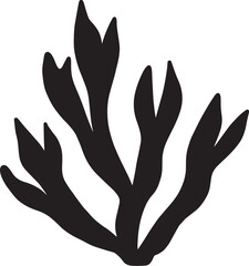 Obraz premium seaweed silhouette