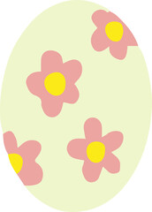 easter illustration on transparent background