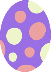 easter illustration on transparent background