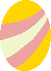 easter illustration on transparent background