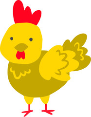 easter illustration on transparent background