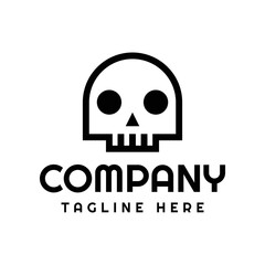 skull logo design