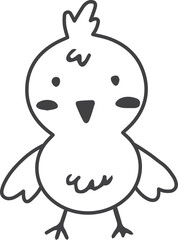 easter illustration on transparent background