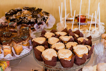 cake with nuts and raisins