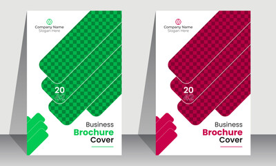 Modern Corporate promotional business brochure cover design template or annual report template