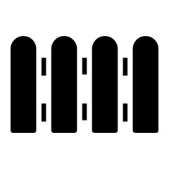 fence glyph icon