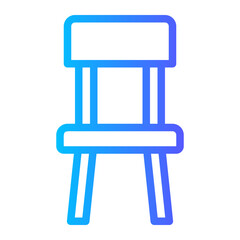 chair gradient icon