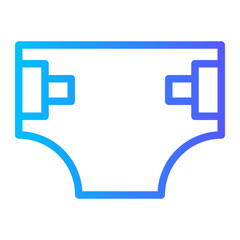 diapers gradient icon