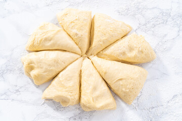 Baking brioche buns