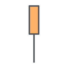 Screwdriver Minimalist Construction Tools Icon Collection Set