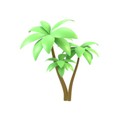 Fototapeta na wymiar Palm Tree 3d Illustration