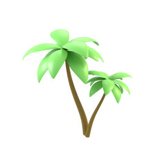 Fototapeta na wymiar Palm Tree 3d Illustration